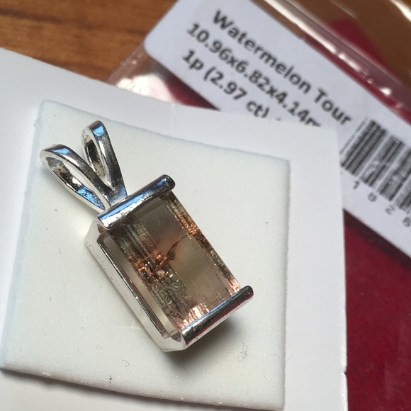 Natural Tourmaline Pendant - Picture 2 of 5